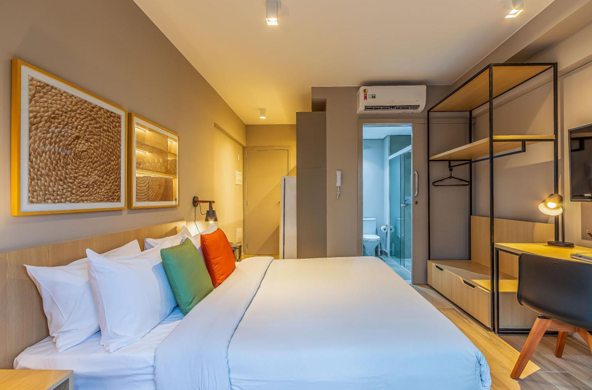Apartamentos Novos Proximos Ao Masp E A Metros Da Estacao Consolacao E Avenida Paulista - Next Haddock São Paulo Habitación foto